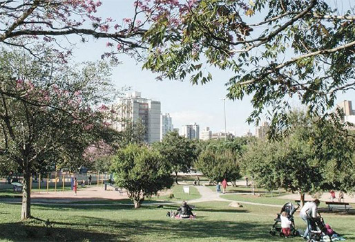 Foto da Praça da Encol.